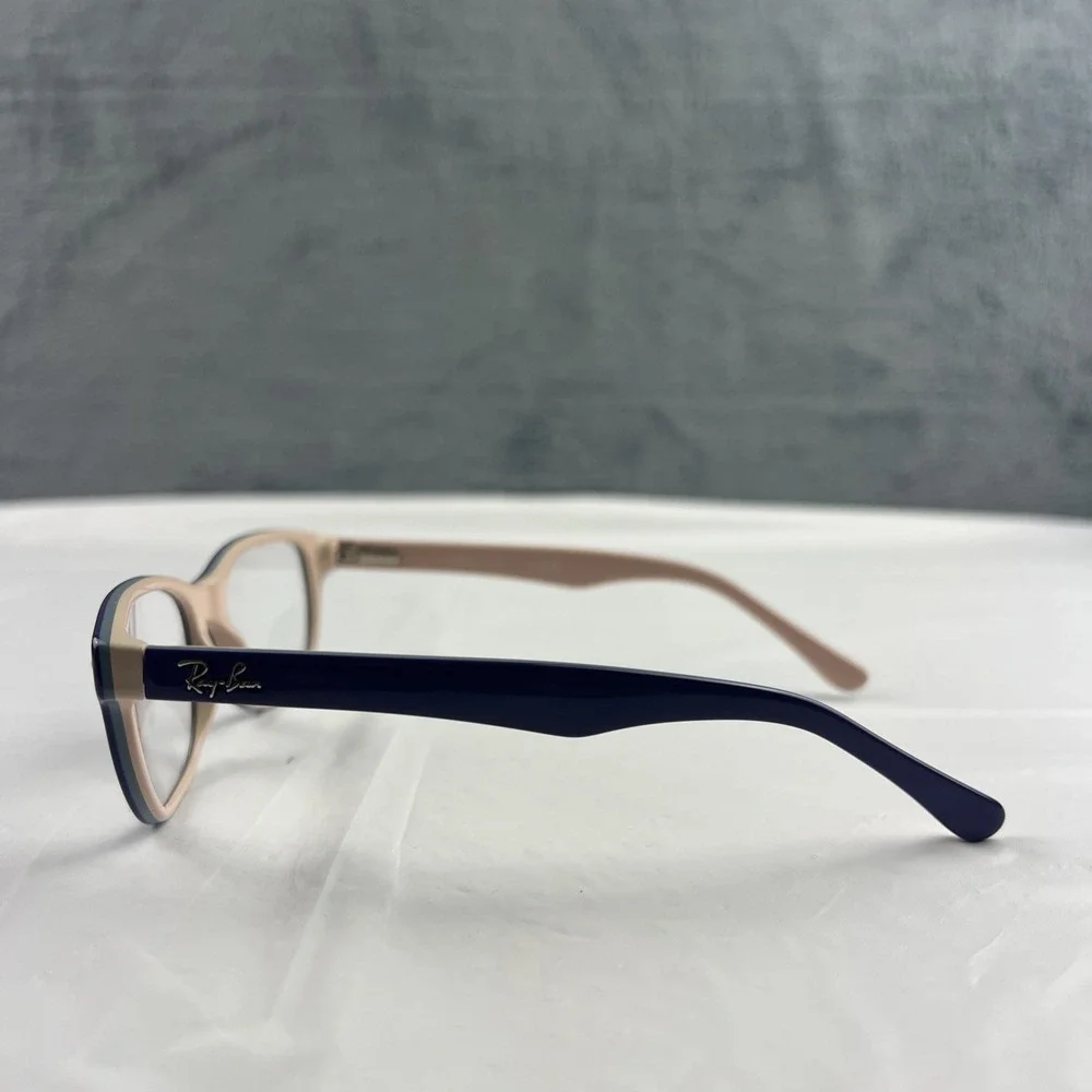Ray Ban Jr RB1555 Unisex Kids Plastic Eyeglass Frame 3818 Violet On Peach 48-16